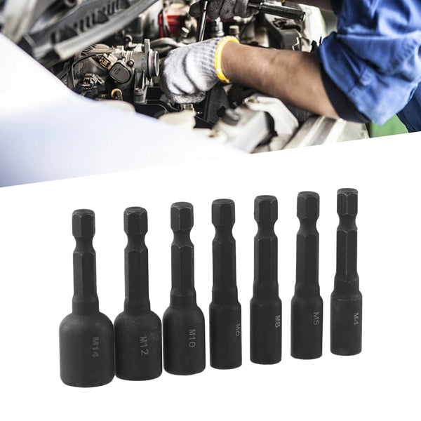 M4-M14 plus ferme vis robinet douille adaptateur support barre d'extension 1/4 pouces tige hexagonale Double tête Suqare robinet morrer douilles adaptateurs