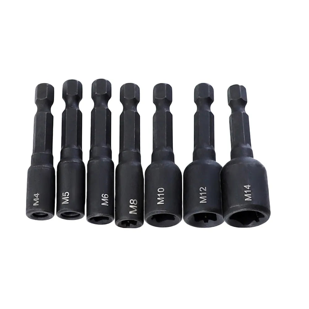 M4-M14 plus ferme vis robinet douille adaptateur support barre d'extension 1/4 pouces tige hexagonale Double tête Suqare robinet morrer douilles adaptateurs