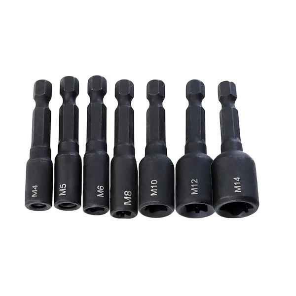 M4-M14 plus ferme vis robinet douille adaptateur support barre d'extension 1/4 pouces tige hexagonale Double tête Suqare robinet morrer douilles adaptateurs