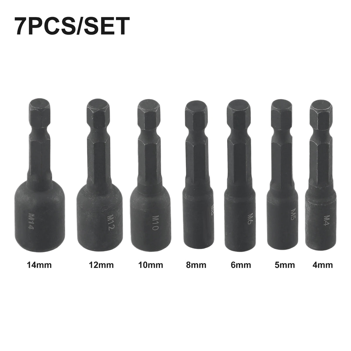 M4-M14 plus ferme vis robinet douille adaptateur support barre d'extension 1/4 pouces tige hexagonale Double tête Suqare robinet morrer douilles adaptateurs